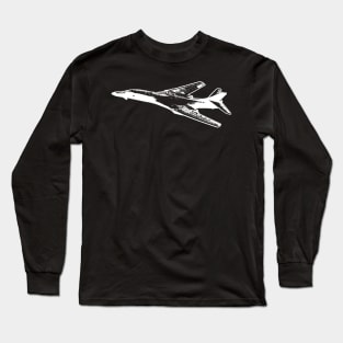 Rockwell B-1 Lancer - White Design Long Sleeve T-Shirt